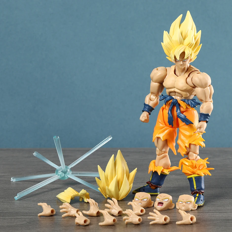 SHF Super Saiyan Son Goku Legendary PVC Action Figure Model Toy Colletible Figurine