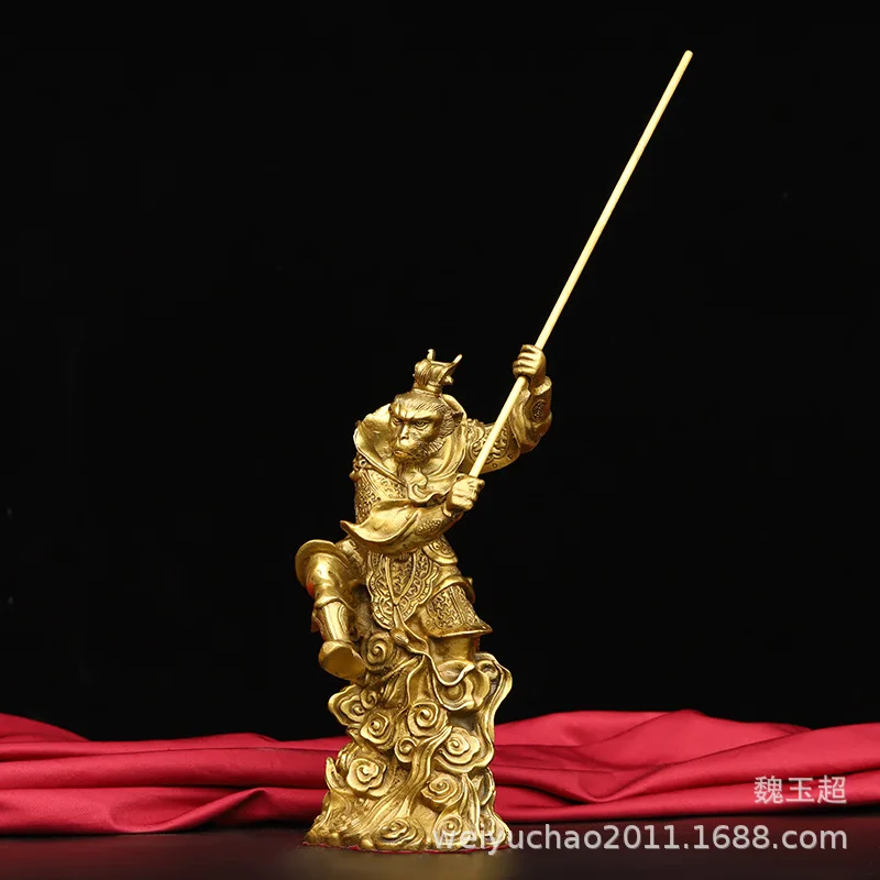 

Pure Copper Ornament Monkey King: Quest for Sutra Triumph over the Buddha like Living Room Home Decor