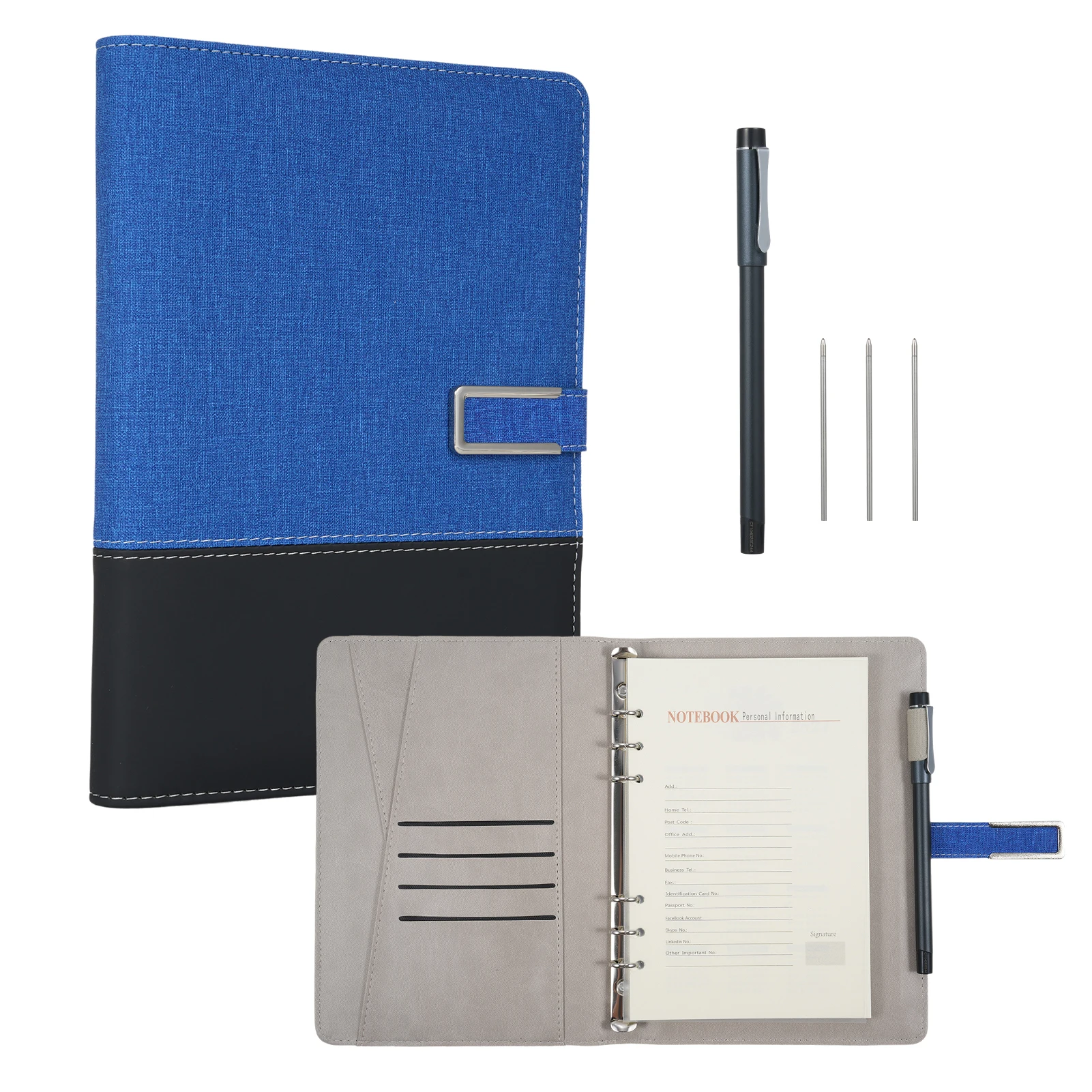 Smart Pen  A5 Leather Notebook Lined Journal Planner Real-time Sync for Digitizing Use with APP Voice-to-Text/ AI Function