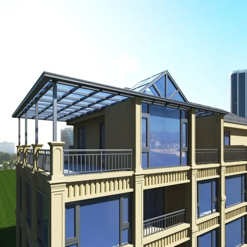 

Prefab Sunroom House Large Aluminium Glass Sunroom Sun Porch Patio Screen Enclosure Garden Balcony Outdoor Living Design