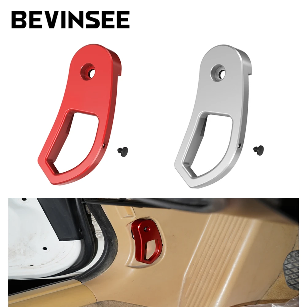 BEVINSEE Hood Latch Handle Release Lever Handle For BMW E46 318i 320i 323i 325i 328i 330i Z4 E85 E86 E89 X3 E83 M3 51238223163