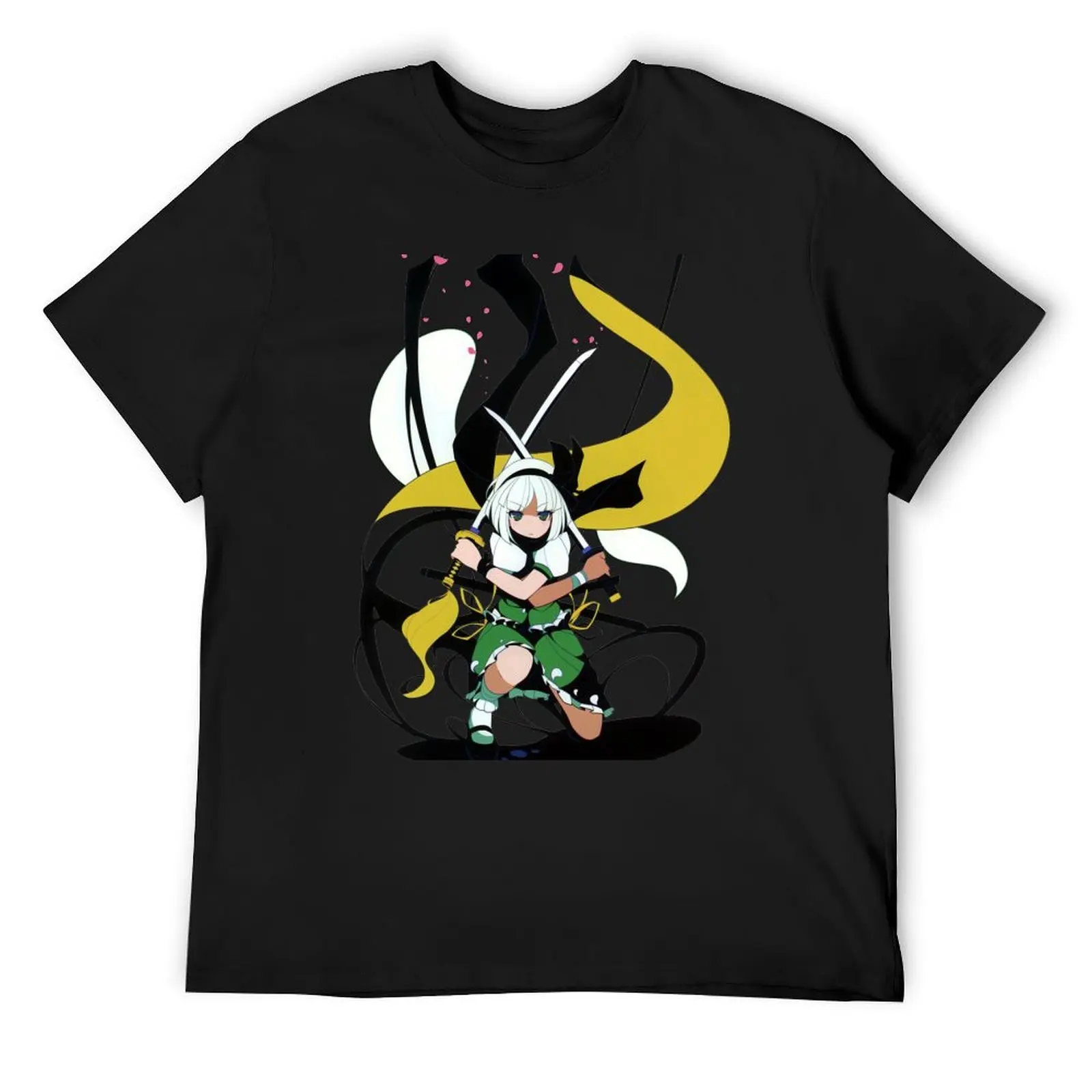 Touhou Project - Youmu Konpaku T-Shirt street wear quick-drying cotton graphic tees mens cotton t shirts