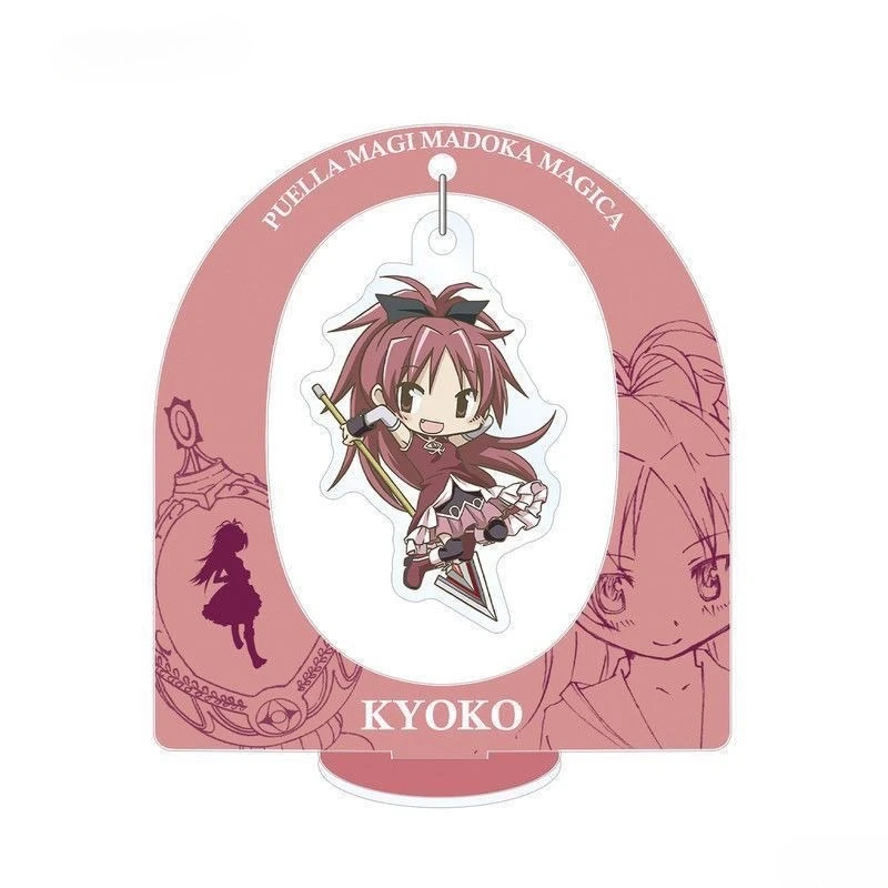 Puella magi madoka magica kaname madoka figura suporte acrílico modelo anime decoração de mesa sinal em pé ornamentos coleção brinquedo presente