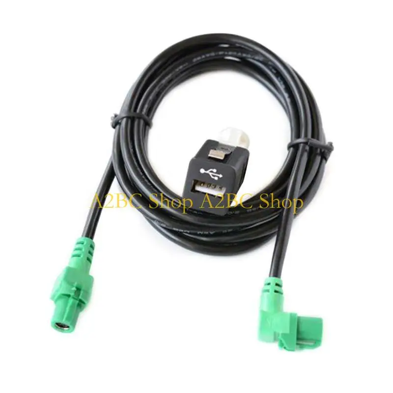 A2BC Easy Installation Car USB Socket Harness Extension Cable for E60 E81 E70 E90 F12 F30 F10 F25