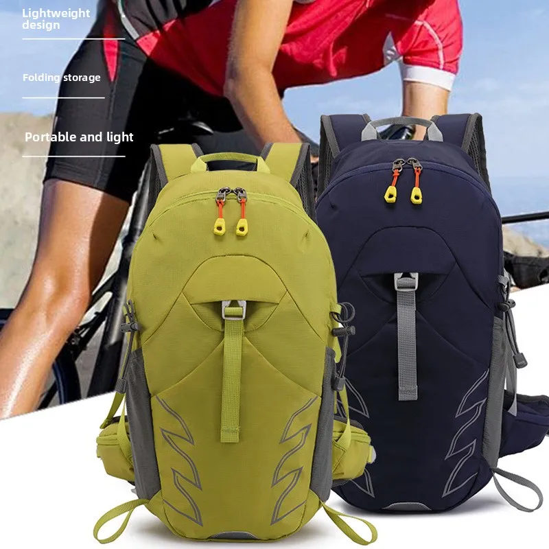 

Outdoor double-shoulder bag for cycling, durable for hiking, trekking and climbing, lightweight and breathable, travel backpack