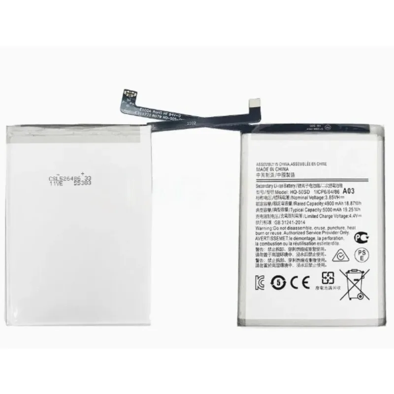 5000mAh 19.25Wh HQ-50SD Replacement Battery For Samsung Galaxy A03 SM-A035F SM-035F/DS A03S Batteries