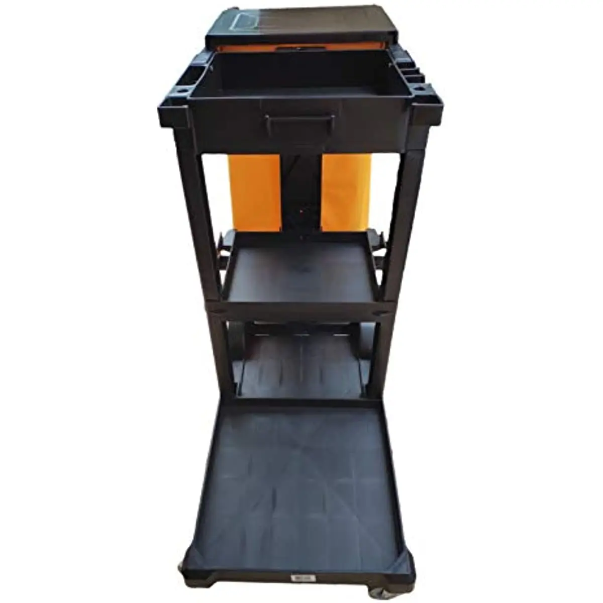 Simpli-Magic 79191 Janitorial Cart, Commercial, Yellow/Grey