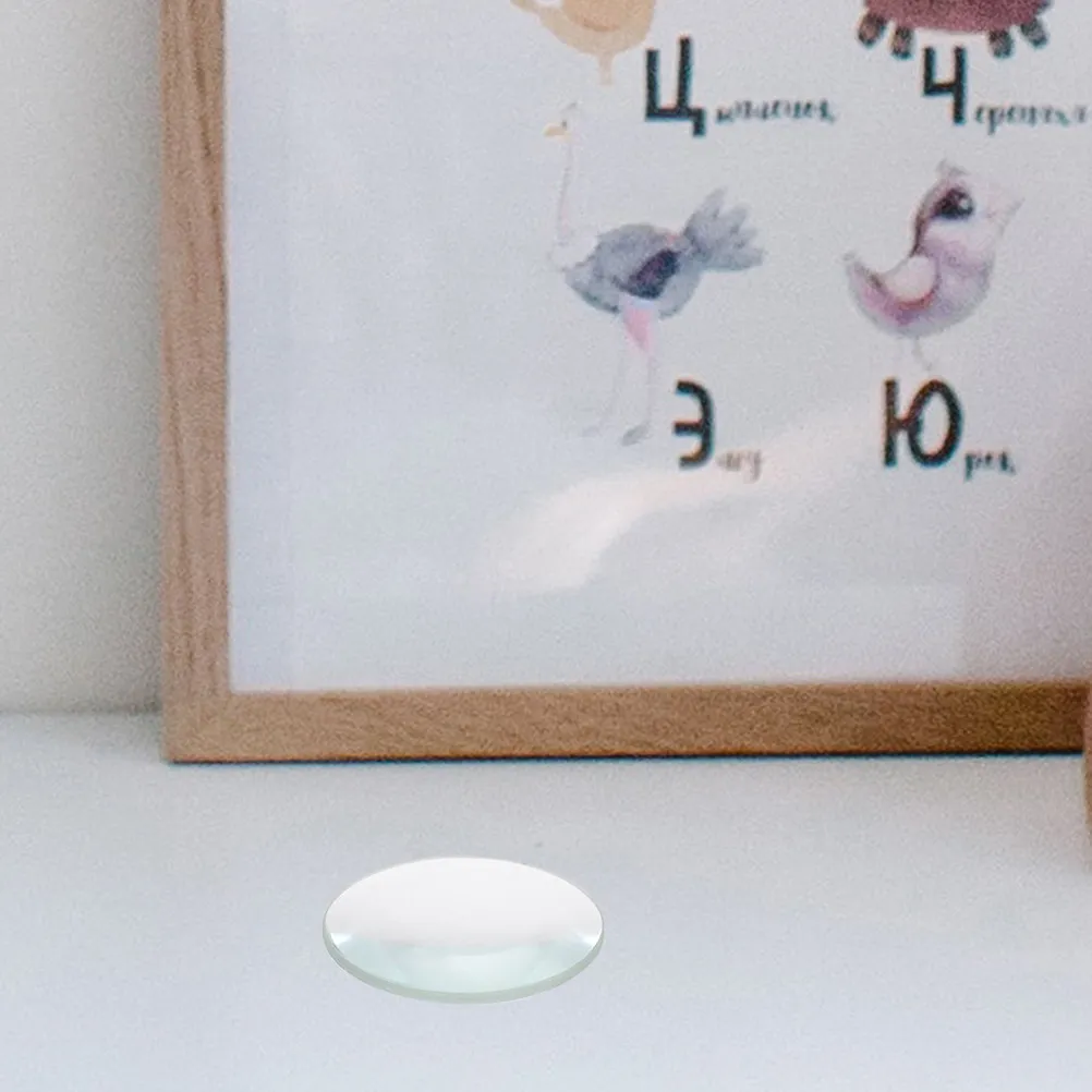 

2Pcs Double Convex Lens Glass 30Mm Diameter 50Mm Focal Length Optical Experiment Tool Science Physics Teaching Instruments Clear