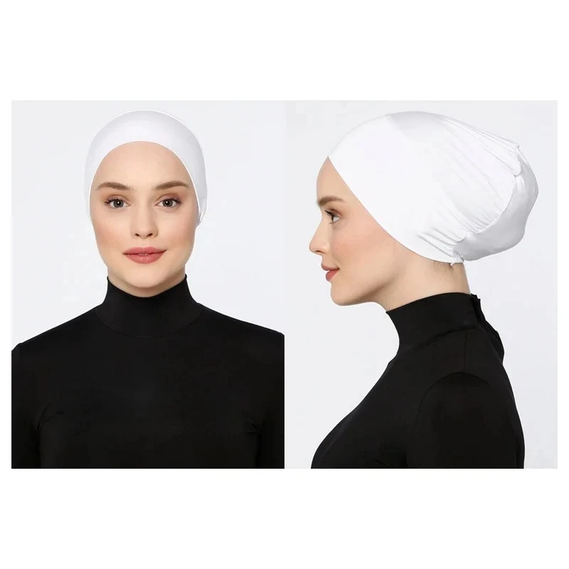 Islamic Modal Hijab Undercap Abaya Hijabs For Woman Muslim Abayas Jersey Turbans Turban Instant Head Wrap Women Cap