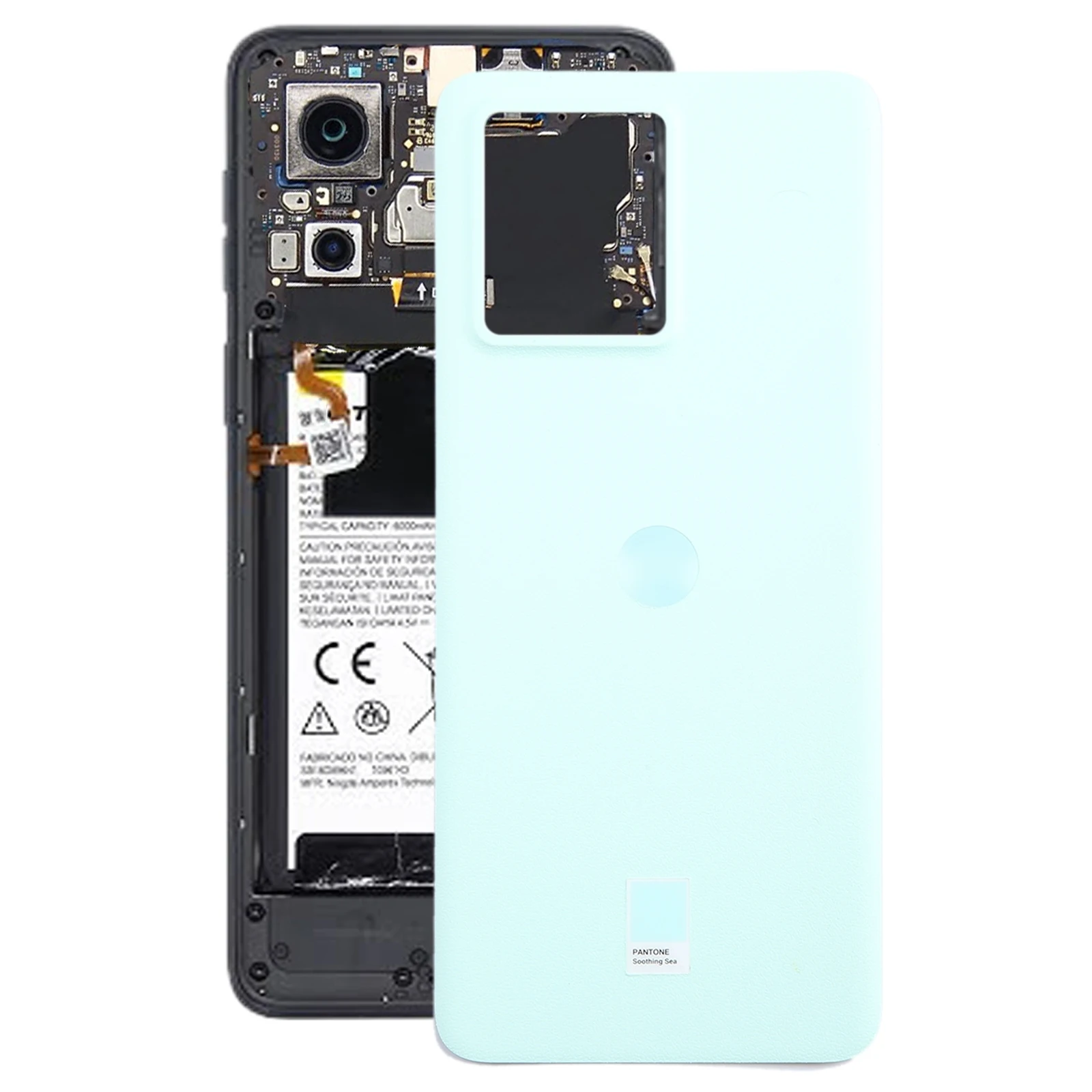 For Motorola Edge 40 Neo Original Battery Back Cover Phone Rear Housing Case Replacement