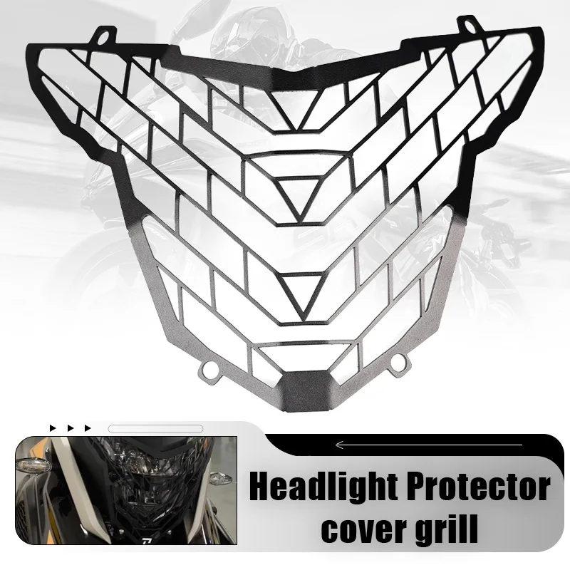 FOR KOVE 500X 400X 500 X 400 X Motorcycle CNC Aluminium Accessories Headlight Protector Grille Light Cover Protective Guard