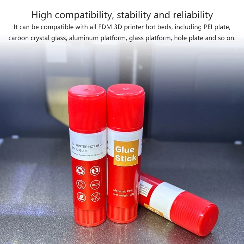 

6pcs Pvp Solid Special Pashable Pleck Multable для 3D -кровать для печати для 3D -принтера Petg F19E