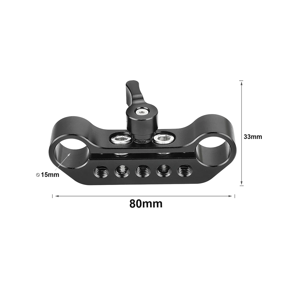 KIMRIG Ergonomic Shoulder Pad Mount With 15mm Rod Clamp Holder Railblock For Camera / Camcorder Shoulder Mount Rig Photo Studio