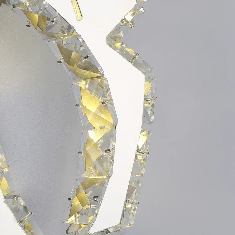 

Форма оленя Настенный светильник для гостиной, простой креативный индивидуальный светильник для гостиной, балкона, светильник для гостиницы, лестницы, прохода, светодиодные лампы