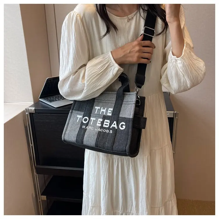 

2025 Spring New! Women's Canvas Tote Shoulder Bag - Stylish Design, Large Capacity, Perfect for Casual Outings