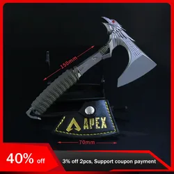 11/15cm Apex Legends Hero Weapon Model Bloodhound Raven Bite Hand Axe Game Peripherals Metal Knife Toy Sword Cosplay Boys Gifts