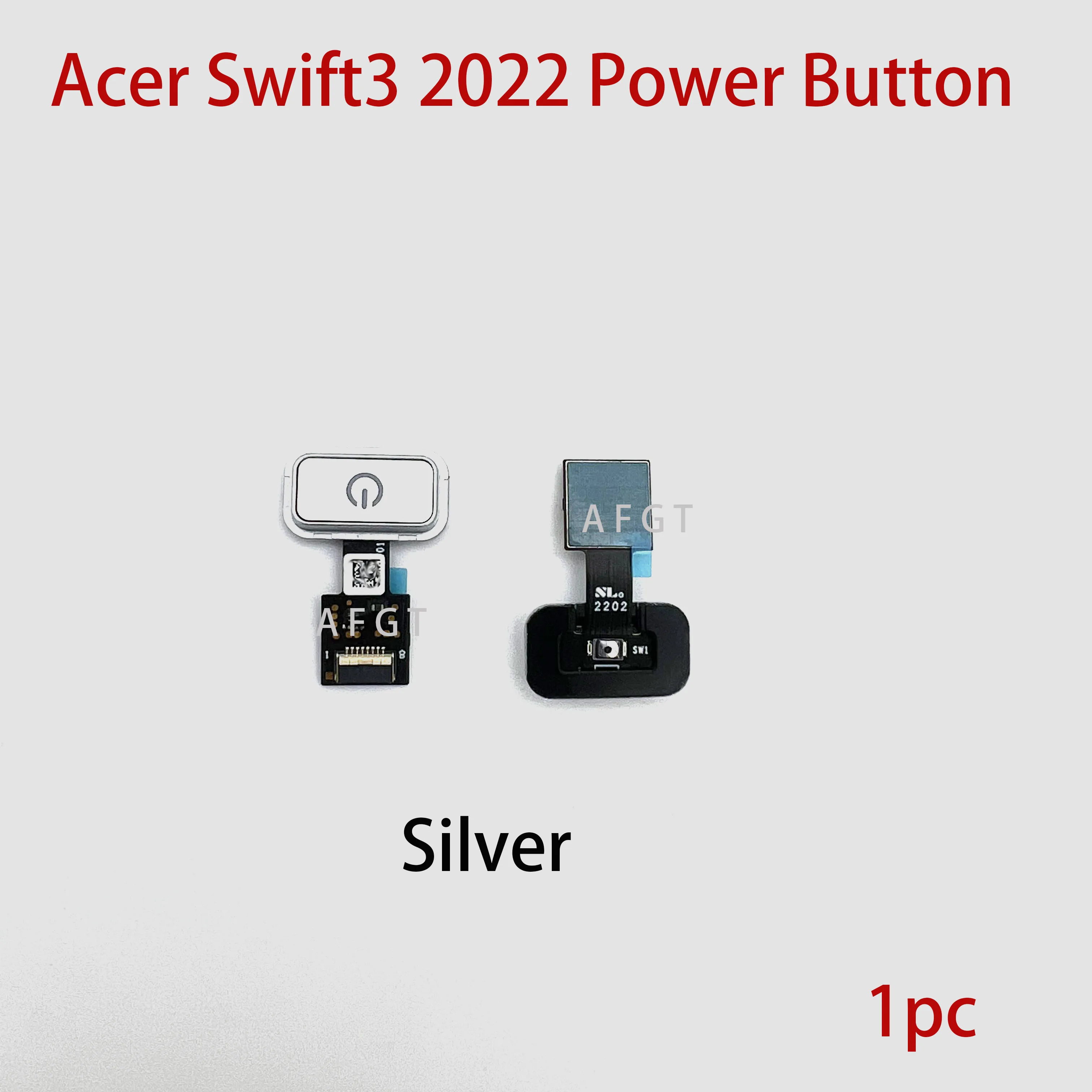 For Acer Swift 3 SF314-512 N21C2 2022 Model Laptop Power Button Power Button Cable Black Silver Tested Well