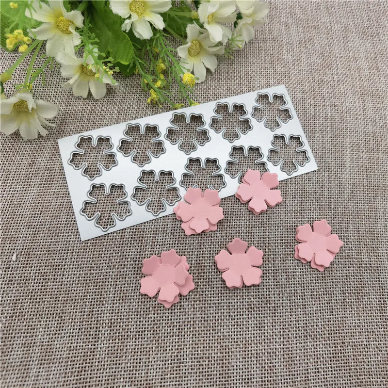 Floret Flowers Frame Metal Cutting Dies Stencils For DIY Scrapbooking Decorative Embossing Handcraft Template