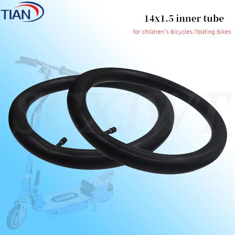

14-дюймовая бутилкаучук 14X1,5 для внутренних трубок детского велосипеда 14*1,50 14X1,50, трубчатая шина, горячее утолщение