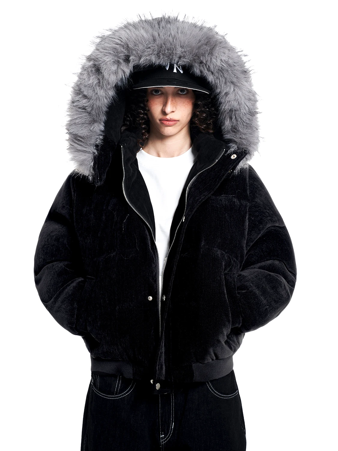 

MT99 American Retro Thiened Hooded Jaet Winter Warm Outerwear Casual Cleanfit Polyester Fiber Fill Youth Faion Coat