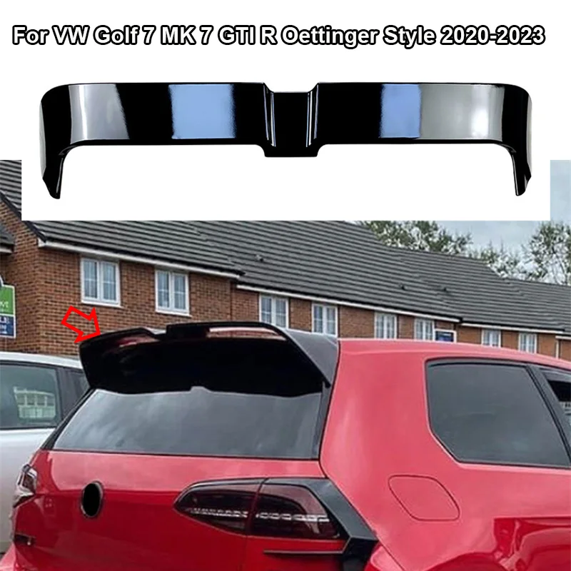 

For VW Golf 7 MK 7 GTI R Oettinger Style 2020-2023 Rear Trunk Roof Sport Spoiler Wing Styling Tail top wind Spoilers Wings