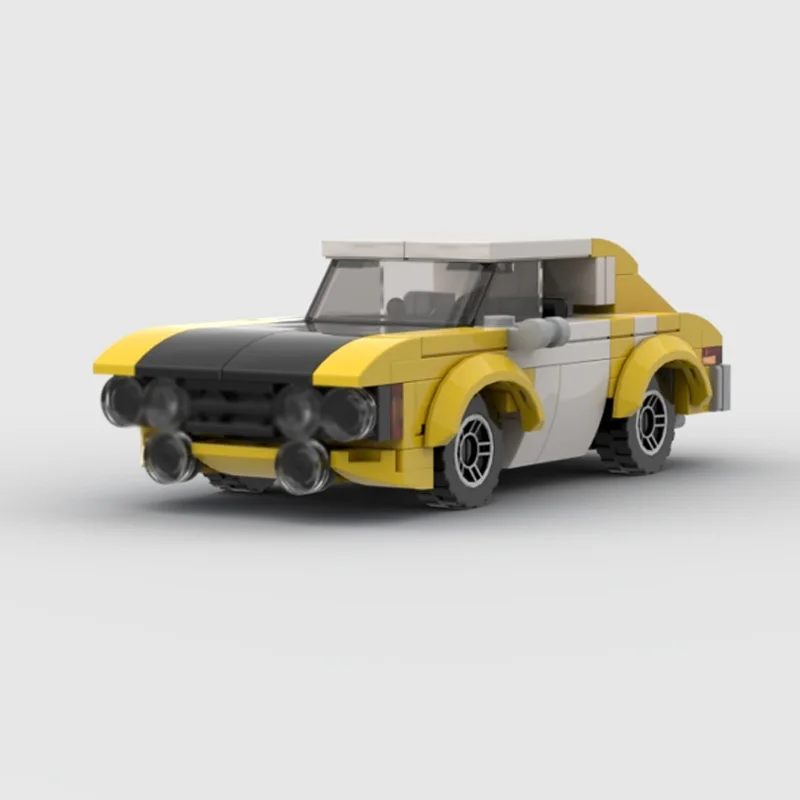 Speed Racing Car Model MOC Building Bricks French Rally-Coupe Modular Technology Children Holiday Gifts Assemble Toys Suit