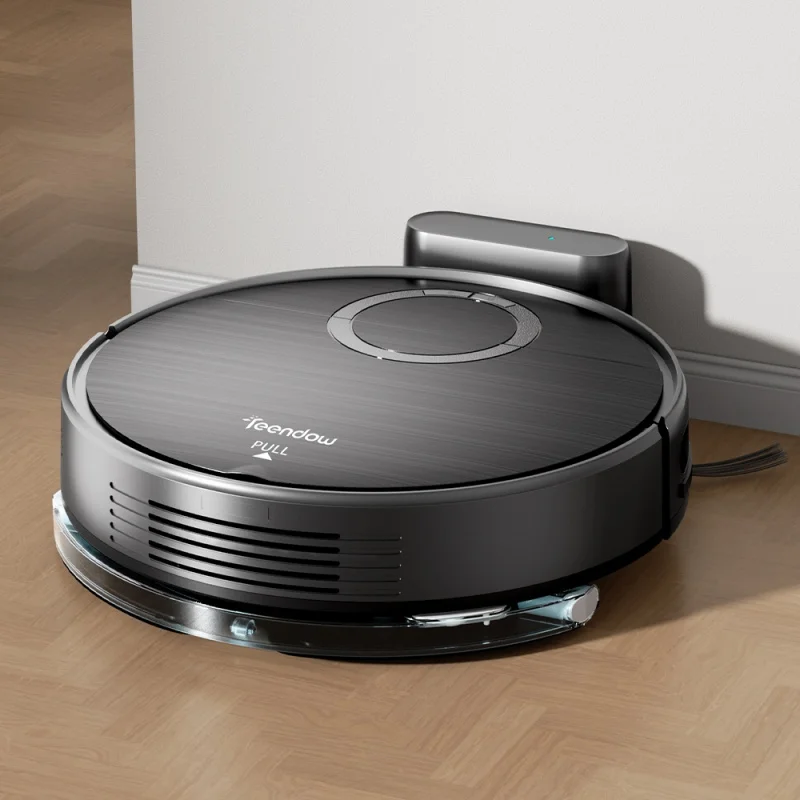 Teendow เครื่องดูดฝุ่นหุ่นยนต์กวาดเครื่องดูดฝุ่นไร้สาย Aspirapolvere Aspirateur Staubsauger หุ่นยนต์สูญญากาศ