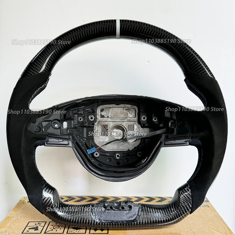 

Customizable Carbon Fiber Steering Wheel For Benz Mercedes AMG A45 C43 C63 E63 S63 W204 W205 W213 W222 Alcantara Steering Wheel