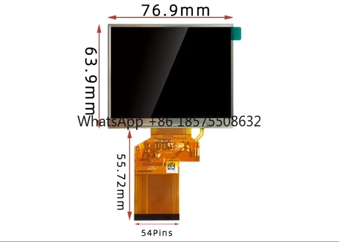 3.5-inch 320* 240 Micro USB 5V power mini HDMI interface computer secondary screen Raspberry Pi industrial control LCD screen