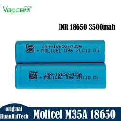 1-12pcs Original Molicel M35A 18650 Rechargeable Battery INR18650 3500mah 10A 3.7V High Capacity Lithium cell For Electric Tools