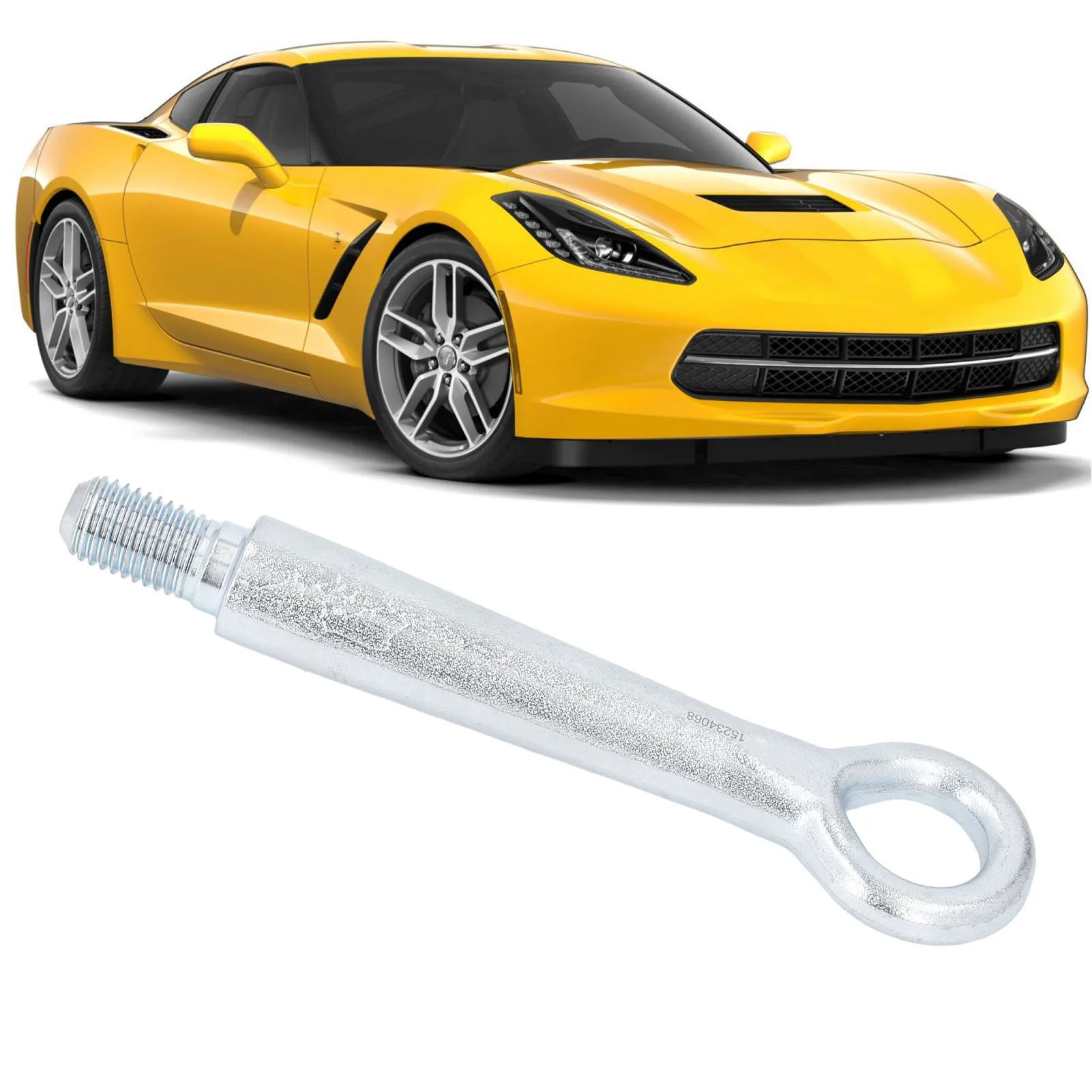 Front Tow Hook 15234068 Forged Steel Trailer Hitch Emergency Towing Hooks  Construction for C7 C8 15234068 Tow Hook for C7