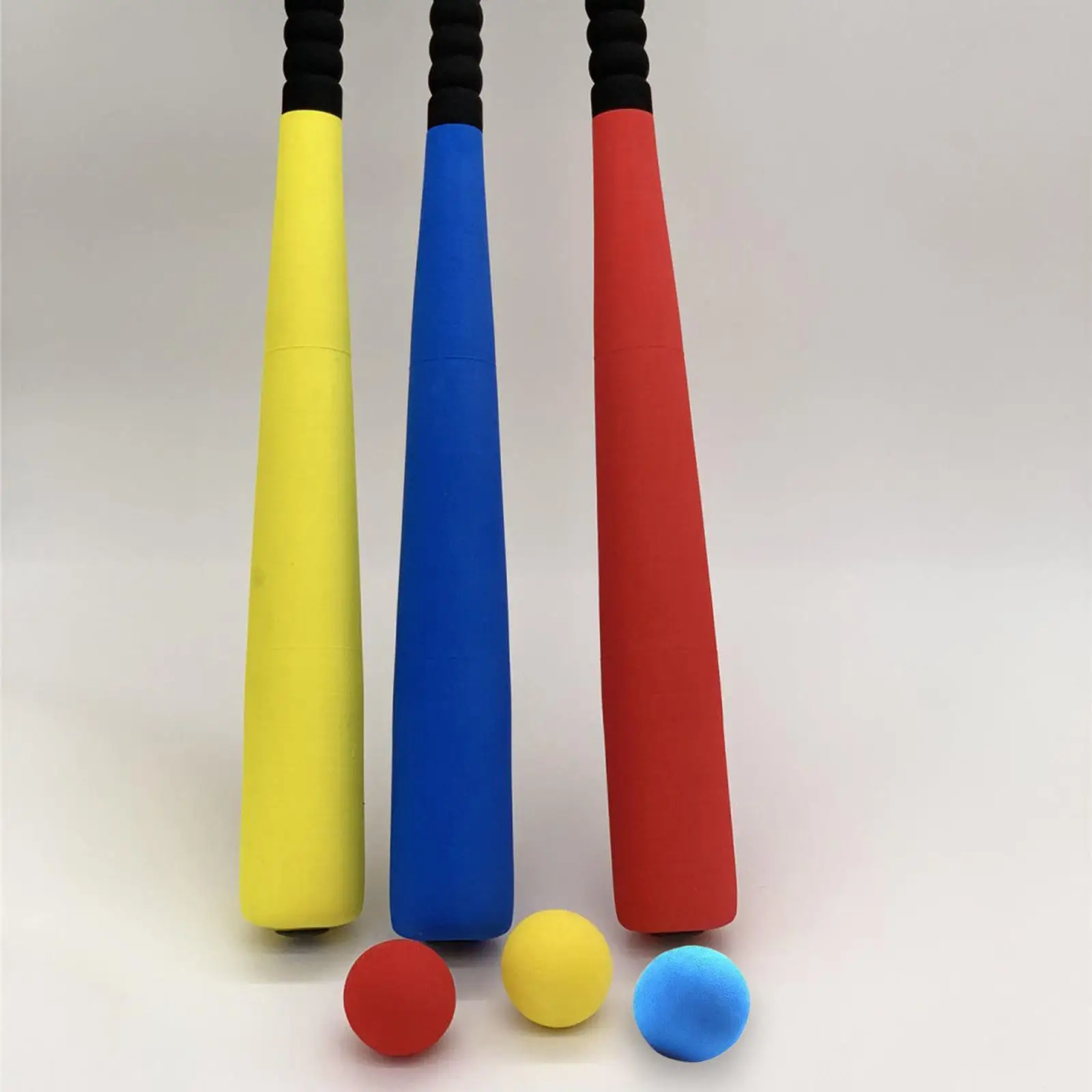 

Kids Foam Baseball Bat and Ball Set Tball Bat Safe Soft Baseball Bat Kids