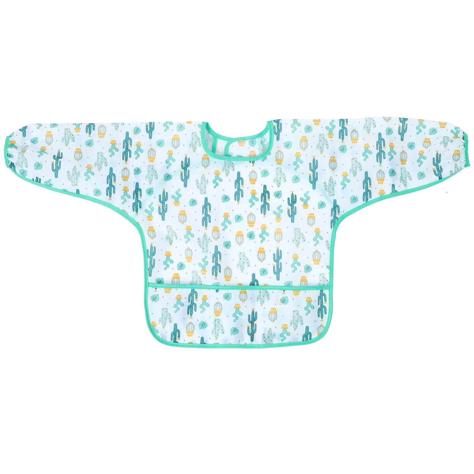 

Baby Eating Bib Bibs Long Sleeve for Full with Infant Toddler Reusable Rice Bag