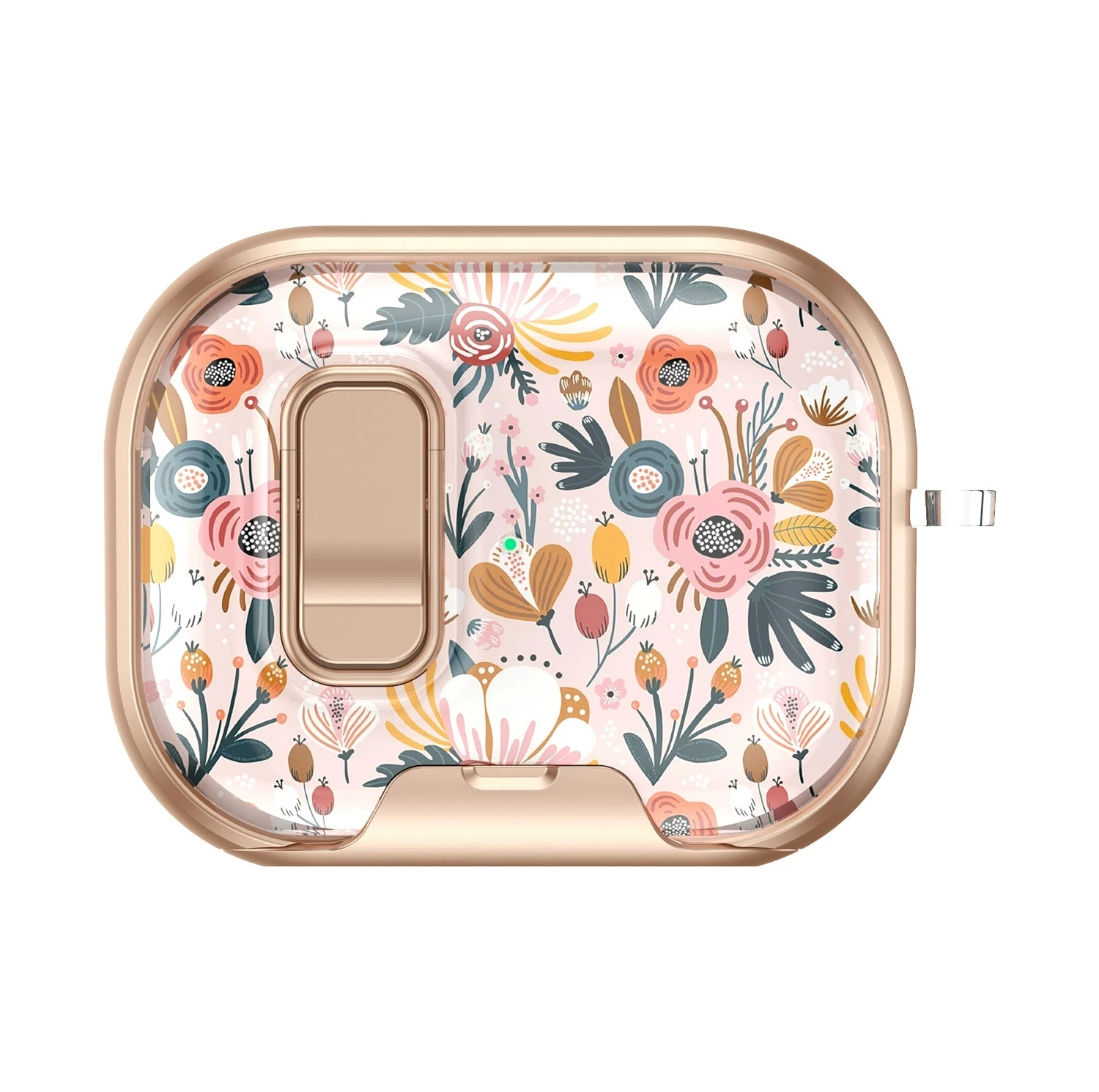 Flower Case For AirPods Pro 3 Headphone Cover Security Lock Earphone Coque For AirPods Pro2 Funda AirPod 4 Case With Holder Hook