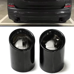 Car Accessories Original MufflerTailpipe Car Exhaust Tip Decoration Auto Parts For BMW X3 G01 X4 G02 2019 2020 2021 Exhaust Trim