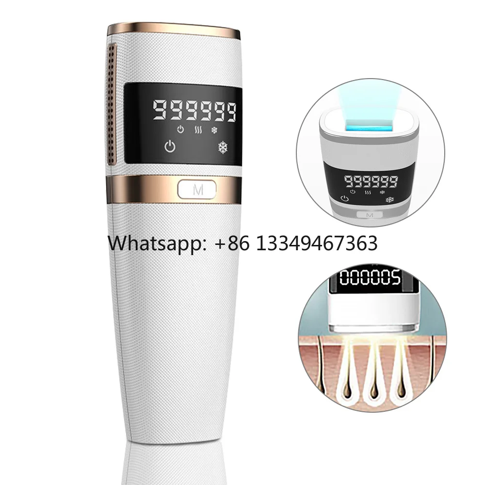 Permanent Lady Hair Remove Handheld Ice Cool IPL Skin Care Face Beauty Machine