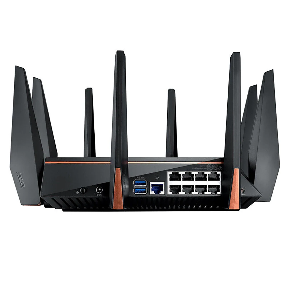 Tri-Band Qos Router para ASUS, RT-AC5300, AC5300, 5330 Mbps, TCP/IP, MU-MIMO