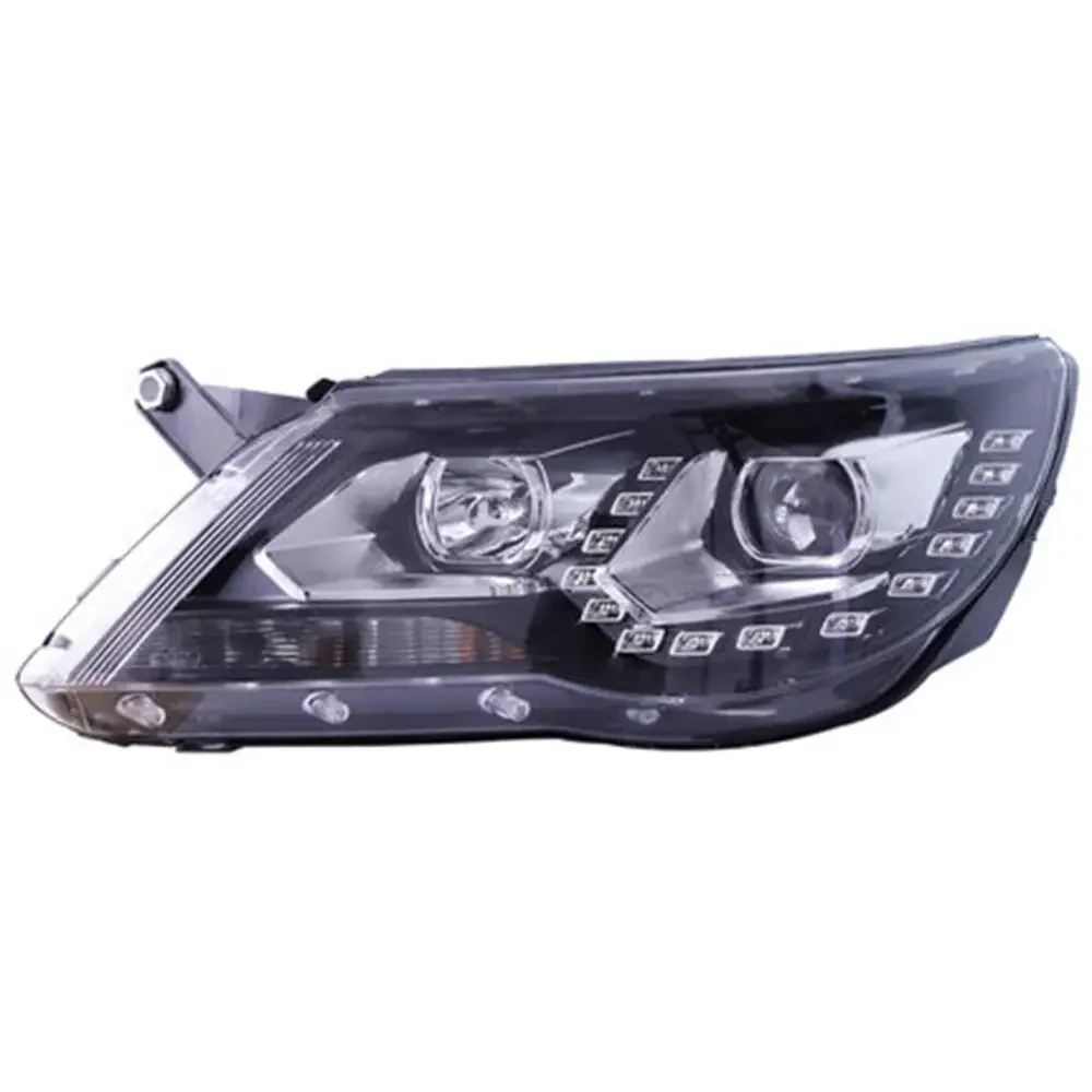 

Pair of Car Headlight assembly For Volkswagen Tiguan 2009-12 xenon led DRL daytime running light turn signal headlamp