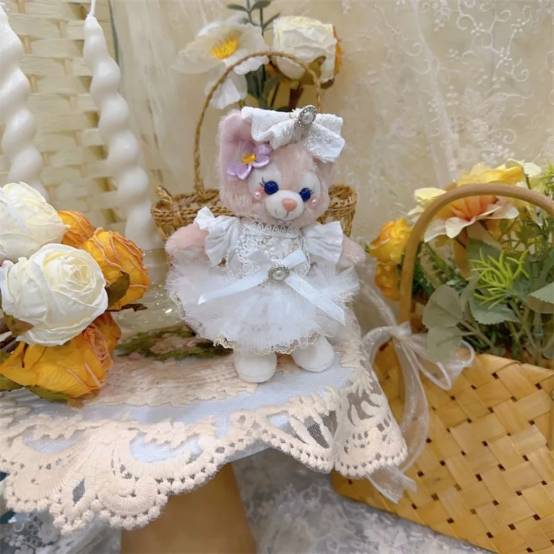 

10CM Cotton Doll Clothes,Only White Dress Pendant Free Shipping