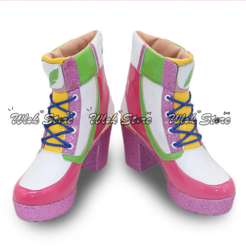 Anime joli Derby Ines Fujin Cosplay chaussures femmes baskets talons hauts Halloween carnaval fête jeu de rôle chaussures sur mesure