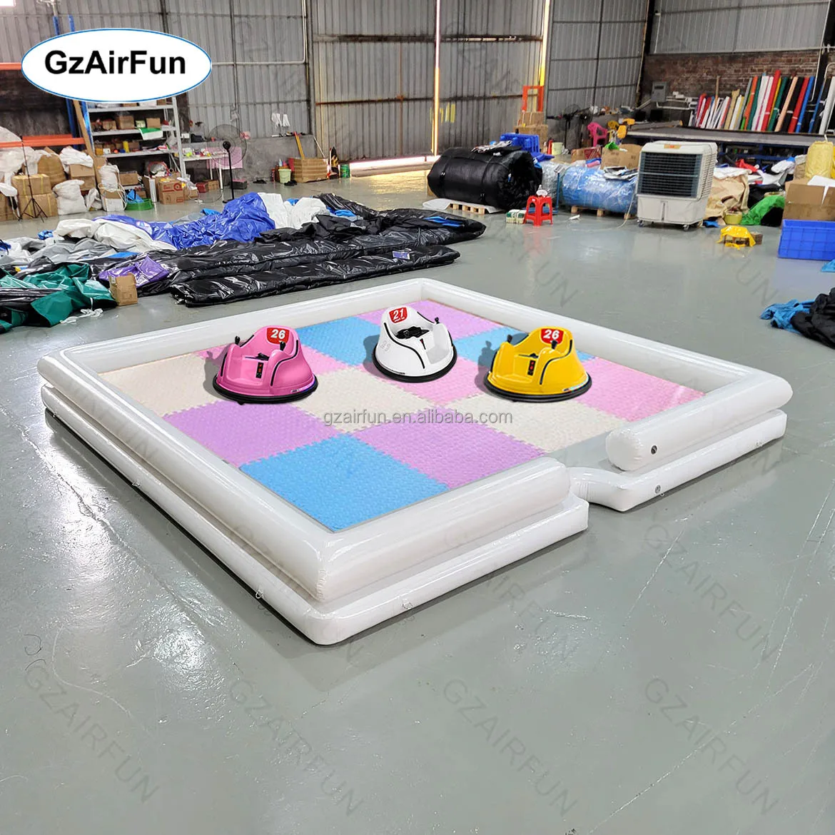 

Custom Commercial Party Rental Inflatable Bumper Car Arena