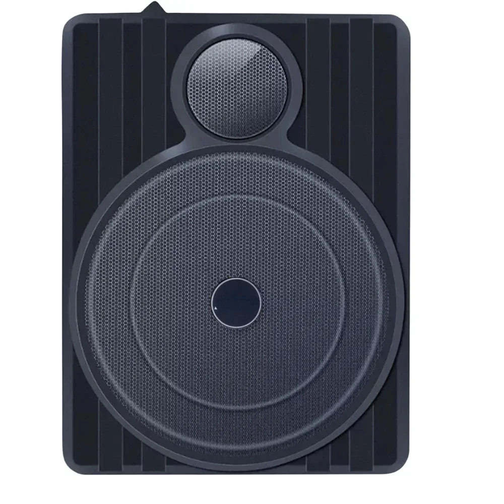 Durable Automotive aluminum alloy ultra-thin seat car subwoofer 12V active power amplifier 8-inch 10-inch audio