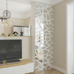 Mirror Geometric Shape 3d Crystal Acrylic Wall Stickers TV Background DIY Art Wall Decor Decals Living Room Decoration