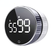 LED Digital Kitchen Timer For Cooking Shower Study Stopwatch Alarm Clock Magnetic Electronic Cooking Countdown Time Timer