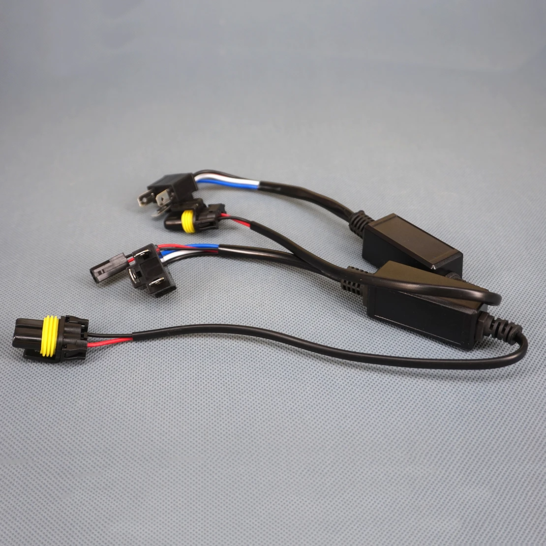 LETAOSK 2Pcs Pair Relay Wiring 35W Fit for H4 Hi/Lo HID Bi-Xenon Kit Harness Controller Replacement