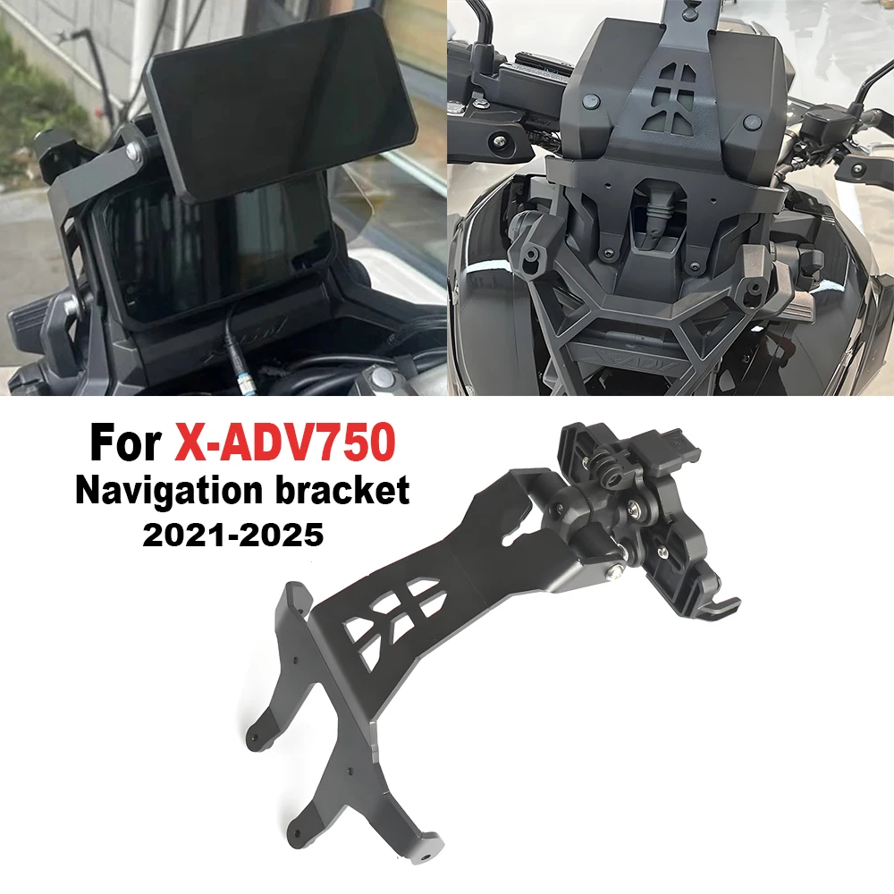 

Для Honda X-ADV 750 XADV750 2021 2022 2023 2024 2025 Мотоциклетная GPS-навигационная пластина Кронштейн крепления Кронштейн расширительного полюса 22 мм