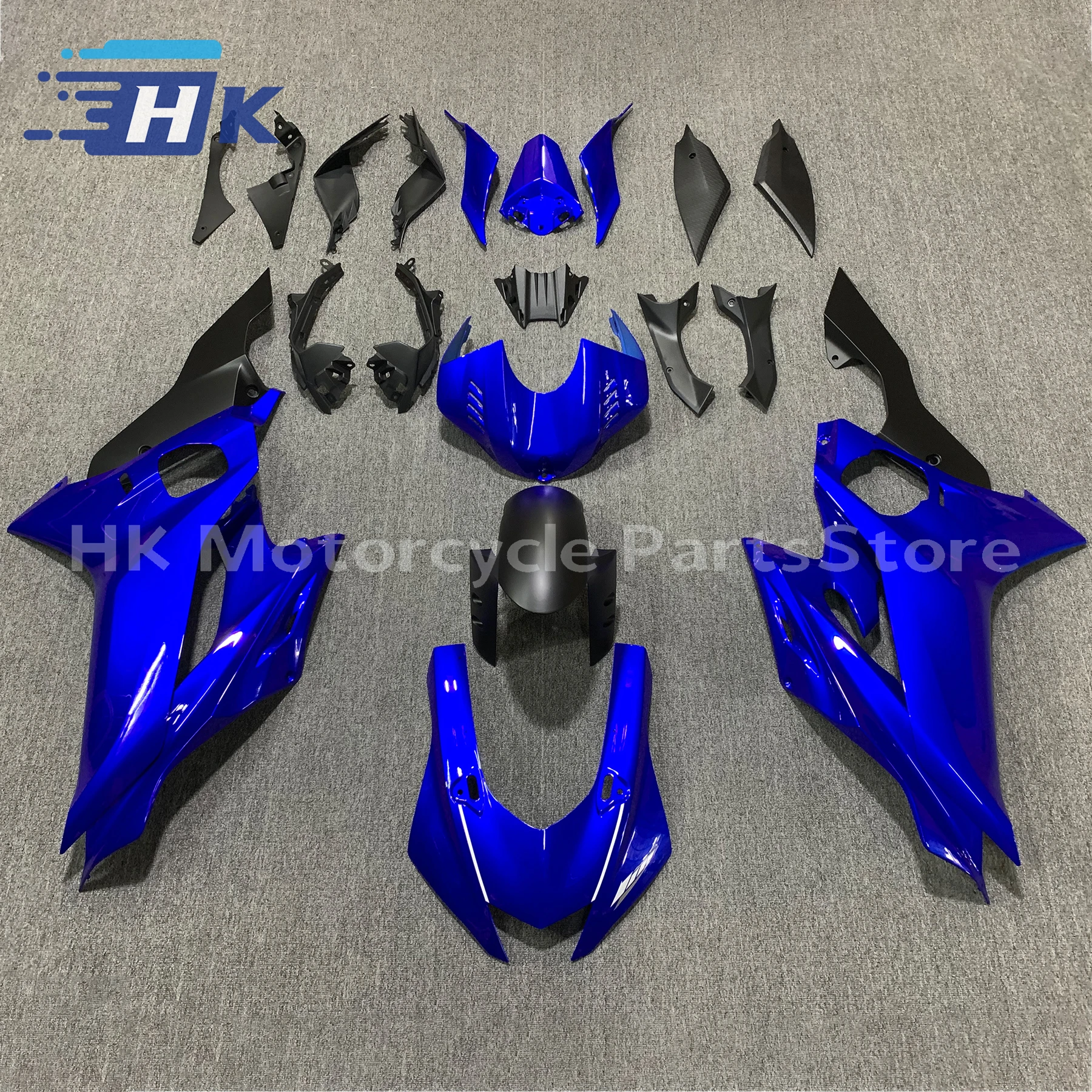 

Комплект обтекателя мотоцикла подходит для Yamaha R6 17-21 лет YZF600 2017 2018 2019 2020 2021, обтекатель белый, синий