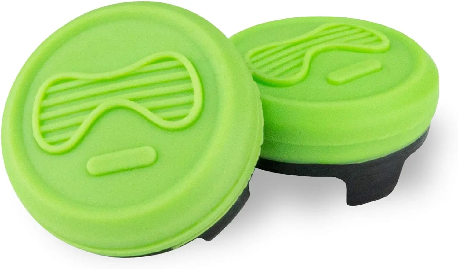 KontrolFreek Icon X Performance Thumbsticks for PlayStation 4 (PS4) and PlayStation 5 (PS5) | 2 Mid-Rise Convex | Green