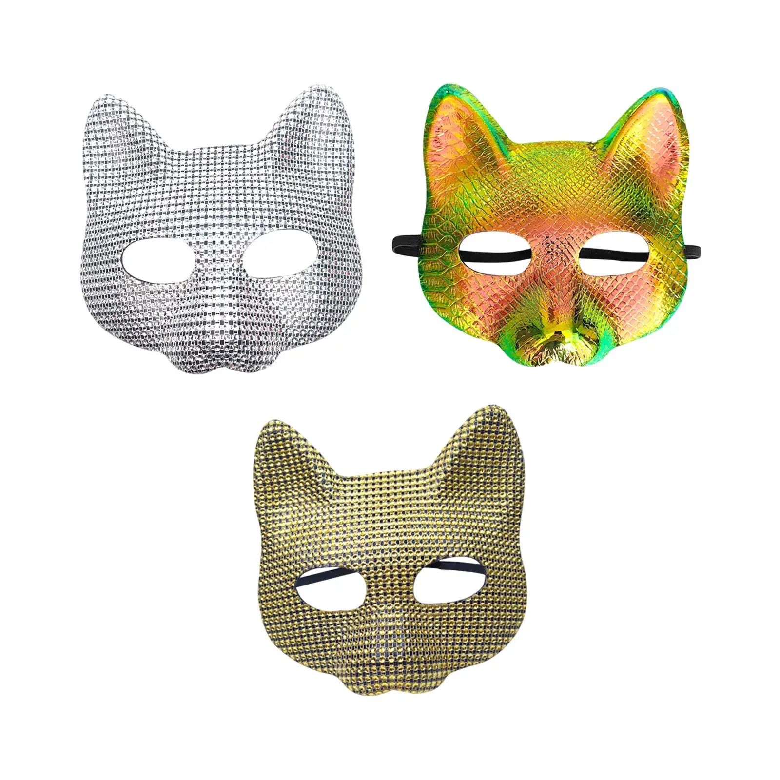 Vosmasker Fancy Dress Foto Prop met elastische band Halfgelaatsdierenmasker voor nachtclub Rollenspel Kostuumfeest Carnaval Volwassenen