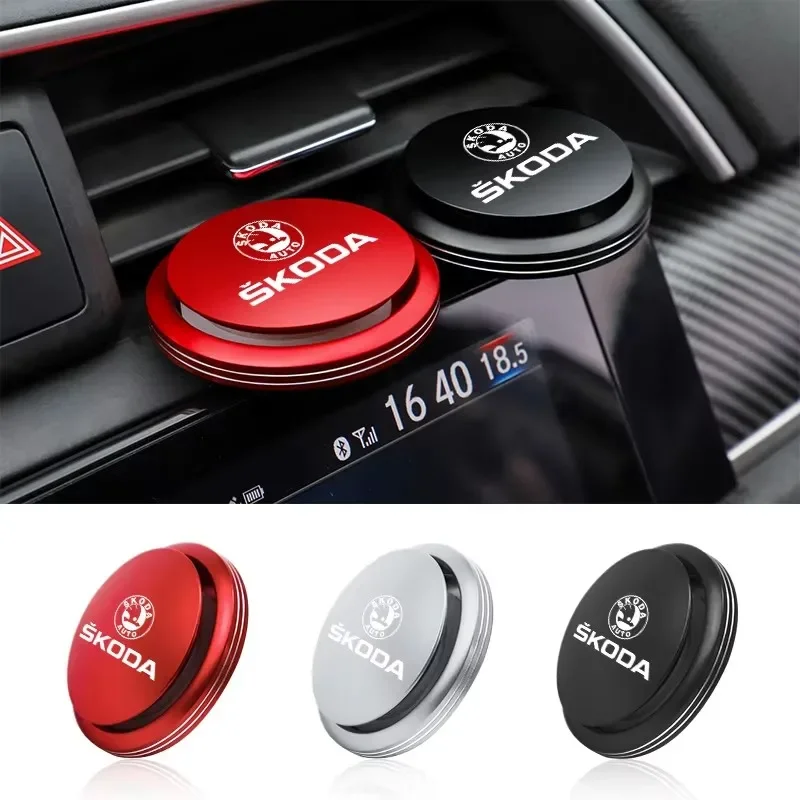 

Car Air Freshener Solid Perfume Rotating Aromatherapy Decor For Skoda Fabia Kamiq Superb Derivati Octavia Rapid Kodiaq Karoq Vrs